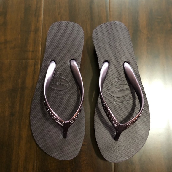 havaiana high flip flops